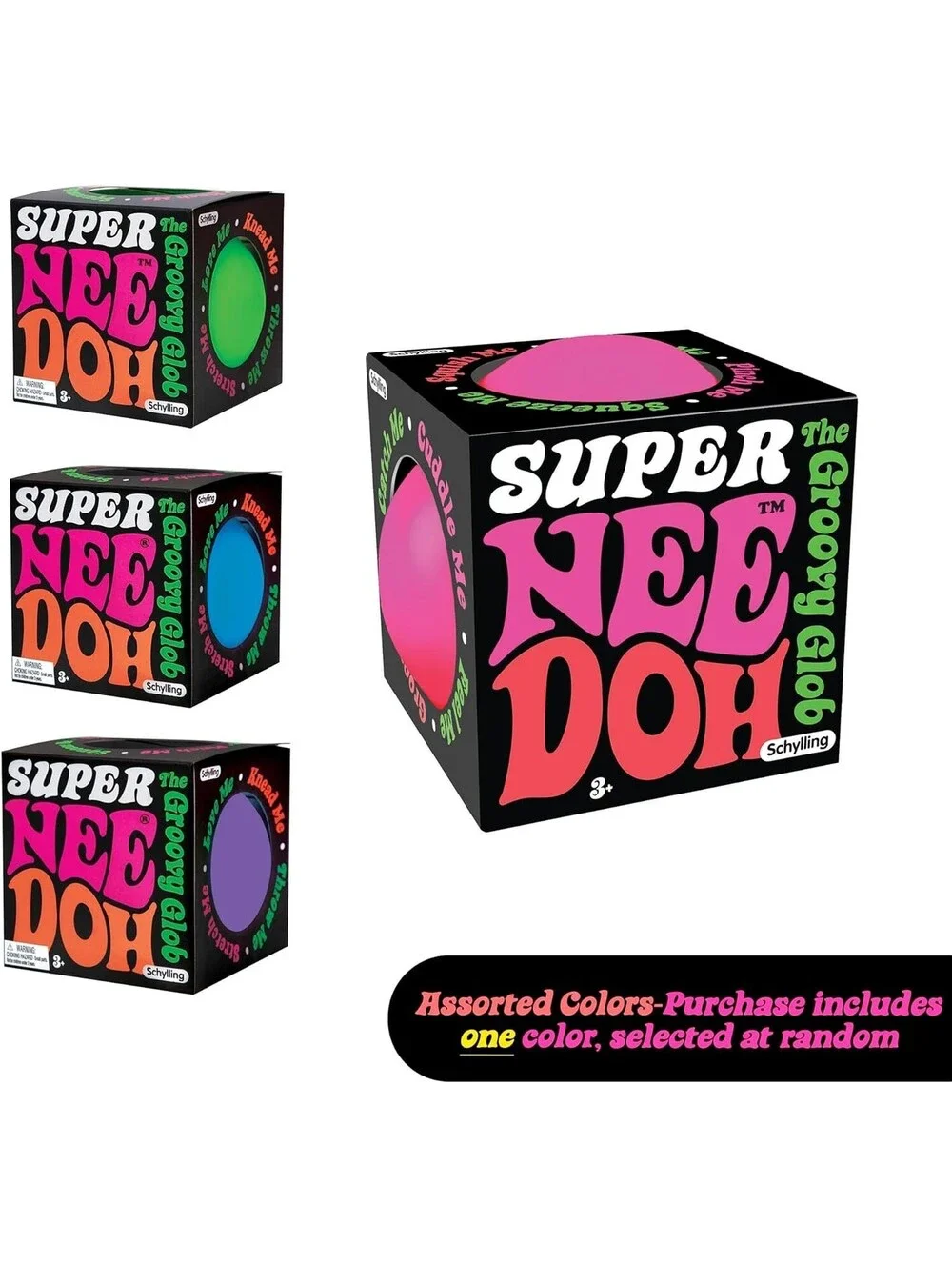 Authentic NeeDoh Super Groovy  Glob Jumbo 4.5